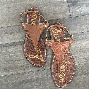 Sam Edelman Triangle Leather Sandals